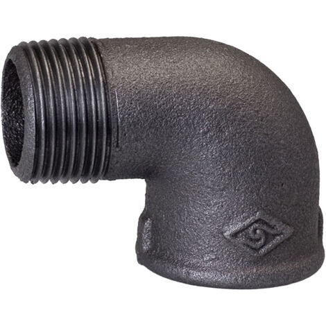Codo rosca hembra de 5/4" negro A4, n.º 7, n.º 92 OPAL