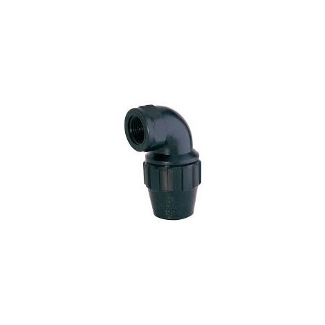 Codo Rosca Hembra De Polietileno De  20 X 1/2”   para tuberias de polietileno