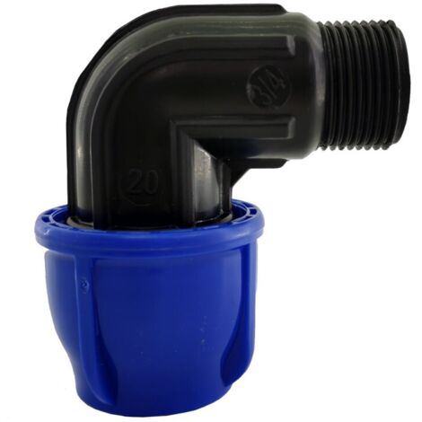Codo Rosca Macho 3/4" Para Tubería De 20mm PN16
