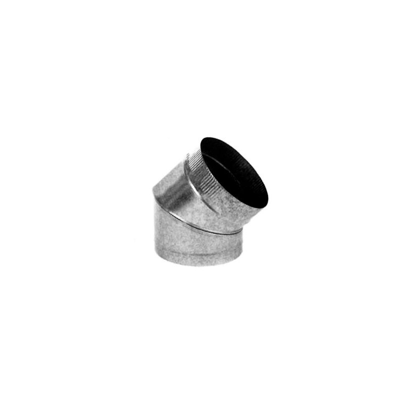 

Codo estufa galvanizado 45