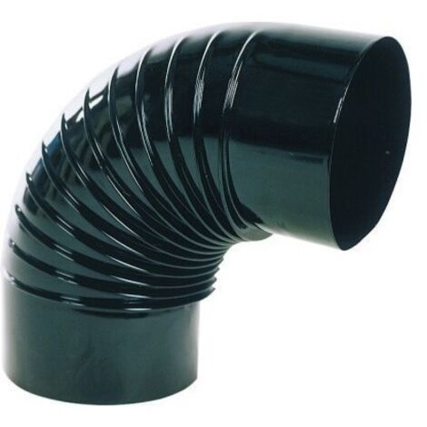 Codo Tubo Estufa 90 120 Mm A/Vit Ne Exojo