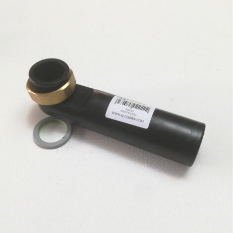 Codolo da 1+1/4 curvo per piletta doccia