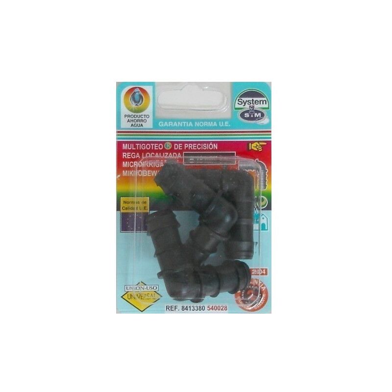 

Codo Riego 16 Mm Goteo S M Polipropileno 540028 3 Pz