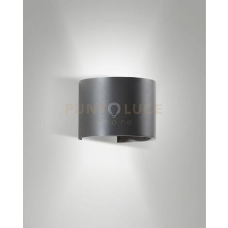 CODY APPLIQUE D ESTERNO DOPPIA EMISSIONE A LED 12W 3000K 1448LM GRIGIO SCURO IP65