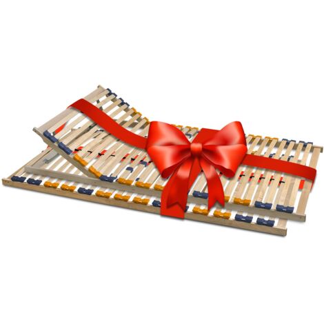 COEMO für Partner "MULTIRA" 7-Zonen 28 Leisten Kopfteil verstellbar 90x200 cm Selbstmontage