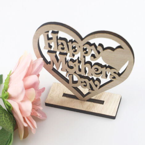 Cœur Ajouré en Bois - Décoration Murale pour Anniversaire, Fête des Mères ou Cadeau Romantique