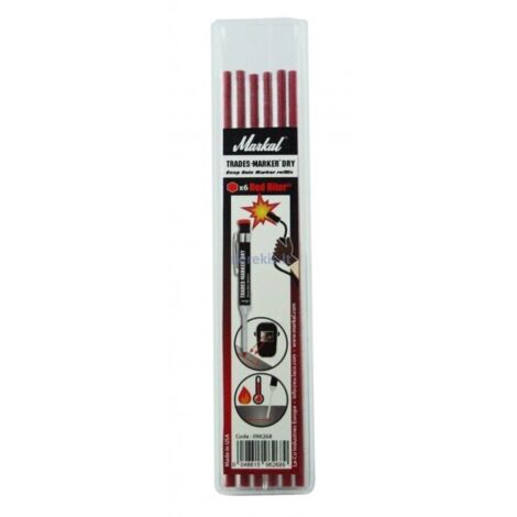 Coeur Markal TRADES-MARKER DRY 6 des unités rouge