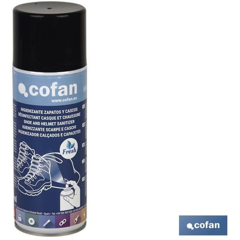 Spray désinfectant pour chaussures et casques