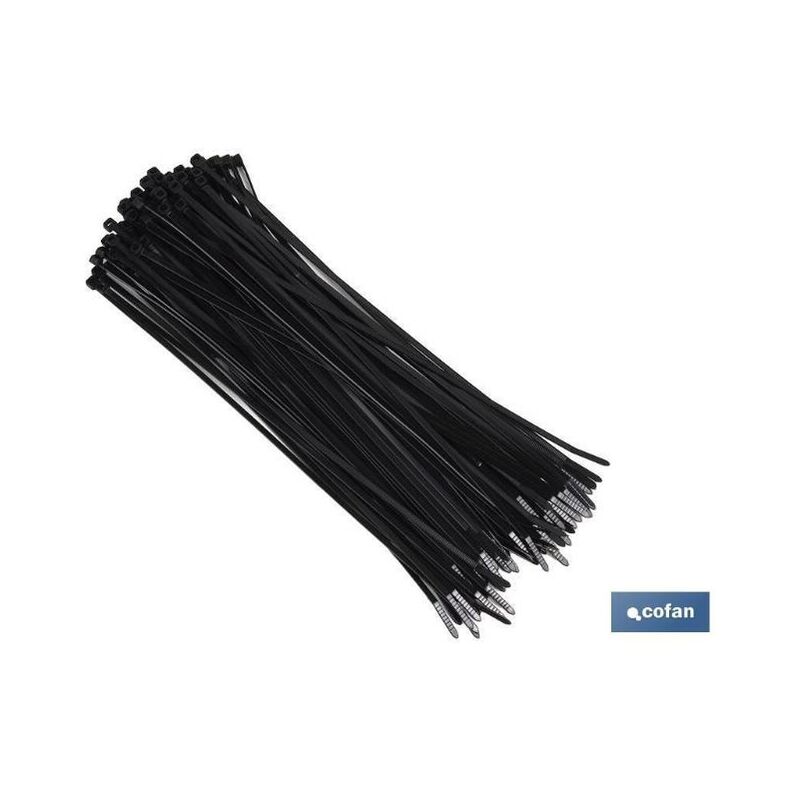 

PLIMPO bridas nylon negro 2,5 x 200 mm caja 100 unid.