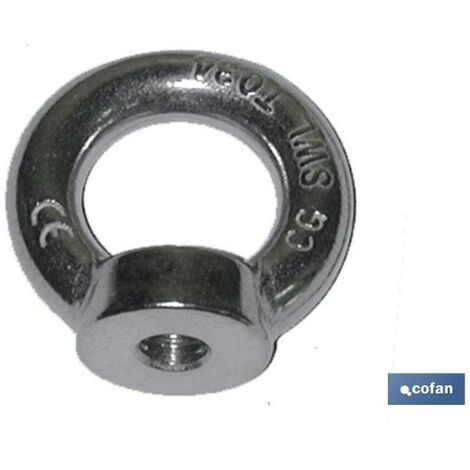 COFAN anilla elevacion hembra din 582 m-6 zn   caja 50 unid.
