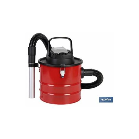 Cofan – Aspirateur à cendres 18V – Capacité 10 litres – Puissance d'aspiration 8 Kpa – Durée de fonctionnement 20 minutes – Niveau sonore 72 dB