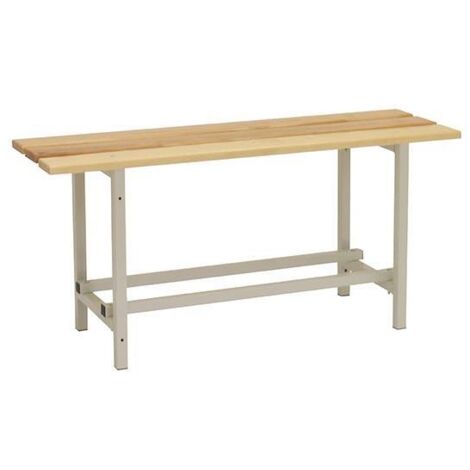 COFAN banco de vestuario madera l-1000 mm , Banco de vestuario apto para vestuarios de gimnasios, piscinas, centros deportivos, comedores, etc. Fabricado con una estructura de acer