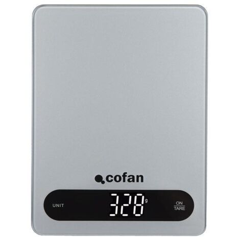 COFAN báscula de cocina digital 10 kg color gris , Optimiza tu experiencia en la cocina con la báscula digital de cocina de alta calidad de Cofan home disponible en cuatro colores