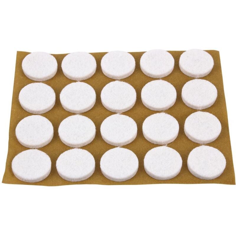 

PLIMPO bl 2x12 uds fieltro redondo blanco 22x3mm caja 10 unid.