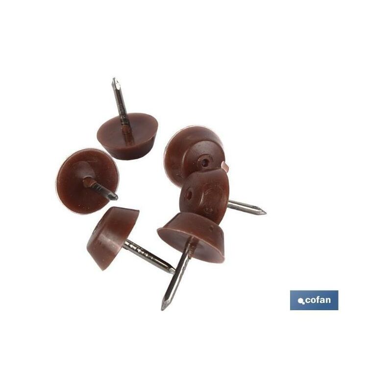 

PLIMPO bl 6 uds tope de silla marrón caja 10 unid.