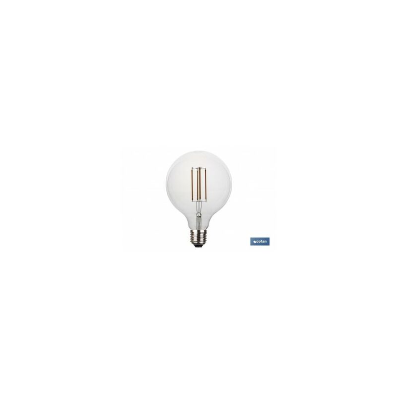 

Bombilla led globo claro e27 4w 380lm 2700k