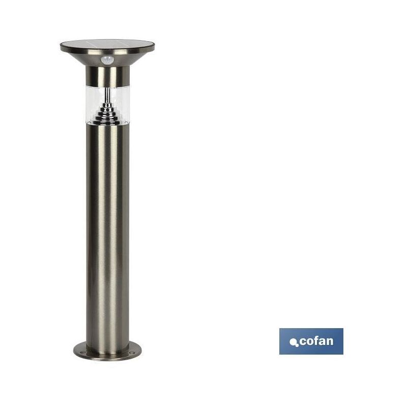 

Baliza led solar con sensor negro 3w ip44 500lm