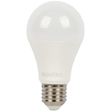 COFAN bombilla clasic sensor luz e27 9.5w 806lm 4000k , Bombilla led con sensor crepuscular, perfecta para iluminar automáticamente las estancias que deseemos de casa cuando se hac