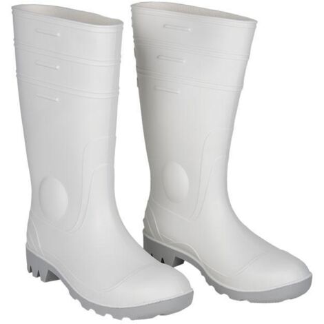 COFAN bota agua alta segur. s-4 blanca t-46 , Bota de agua alta en color blanco. Fabricada en PVC-Nitrilo. En su interior cuenta con un forro de nylon en color blanco. Su puntera v
