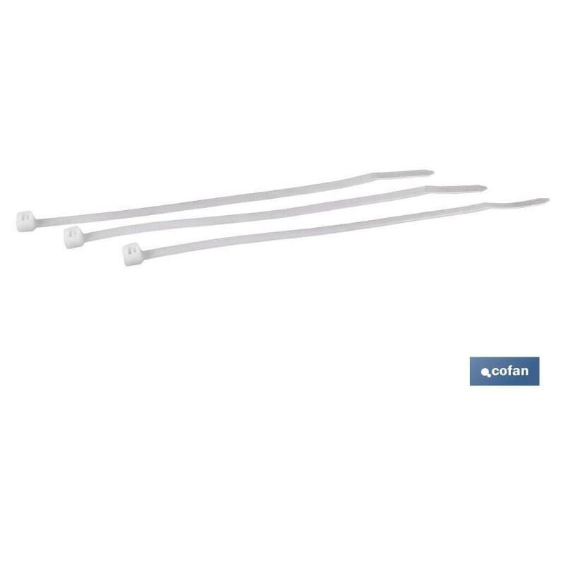 

PLIMPO bridas nylon blanco 3,6 x 370mm caja 100 unid.