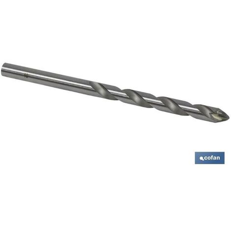 COFAN broca rotación porcelánico 10mm , Brocas para materiales Porcelánicos duros y muy duros. Disponibles en diámetros desde 4 hasta 10 milímetros.