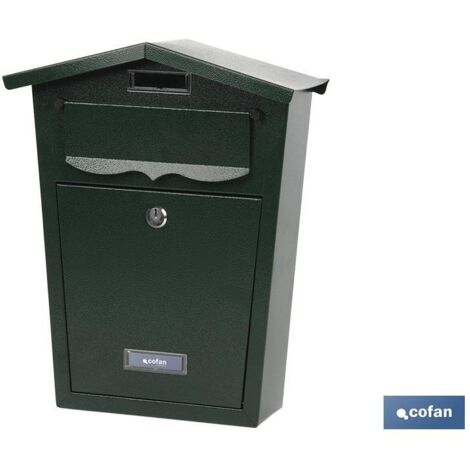 COFAN buzón correo exterior blanco modelo garden 360x290x105mm