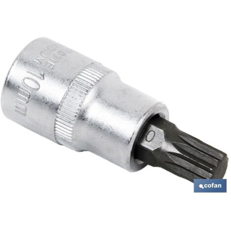 COFAN CARRACA 1/2" VASO PUNTA TORX T 10
