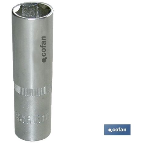 COFAN CARRACA 1/4" VASO LARGO  6 C.12mm.