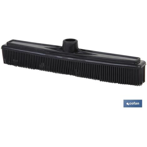 COFAN cepillo barrer basic 29 x 9 x 11 cm , Cepillo de barrer basic con taco de color negro. Modelo Akil. Está fabricado con fibras de PVC suaves de alta calidad, de color azul. Vá