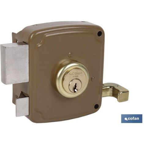 COFAN CERRADURA SOBREPONER PAPORTE/PALETON LLAVE 2 LADOS .80 DCHA