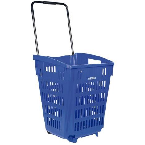 COFAN cesta de compra con ruedas y asa telescópica 390x390x529 mm
