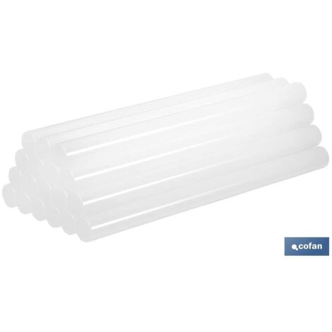 COFAN cola termofusible transparente barras ø7 x 185 mm  20 uds