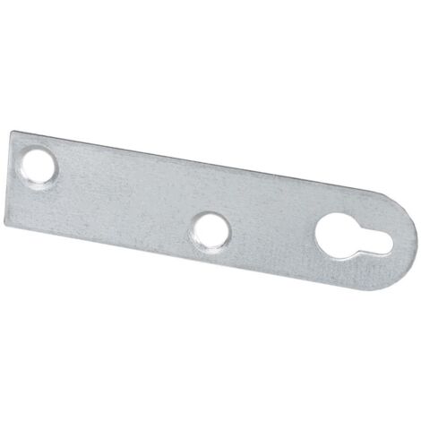 COFAN colgador bocallave 17 x 70 mm   caja 200 unid. , Chapa tipo colgador destinada a la sujeción de espejos, cuadros y cualquier objeto de decoración ligero.Dispone de dos agujer