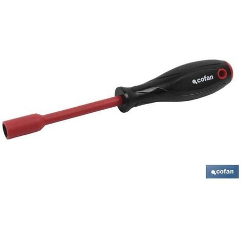 COFAN destornillador vaso aislado 1000v sw 8mm , Destornilladores 1000V aislados con punta de vaso hexagonal, con mango ergonómico y antideslizante. Mango especialaislante con huel