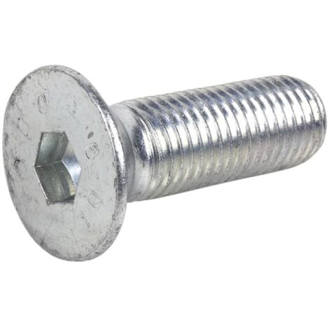 COFAN din-7991 c-10.9  m-14 x 60 z   caja 25 unid. , Tornillo allen DIN 7991 cabeza avellanada y plana, con hexágono interior , clase 10.9, acabado ZINCADO. Medidas desde M-3 hasta