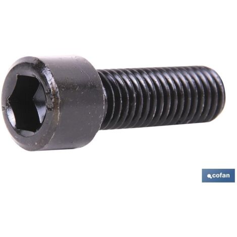 COFAN din-912 c-8.8    m-10 x 50 n   caja 50 unid. , Tornillo allen DIN 912 cabeza cilindrica, con hexágono interior , clase 8.8, acabado negro. Medidas desde M-4 hasta M-24