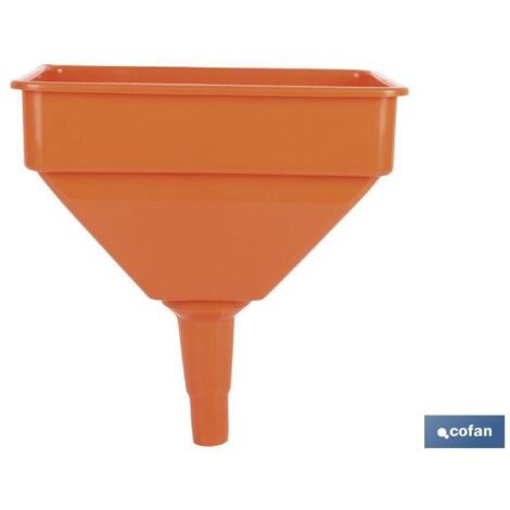 COFAN embudo fuel and oil (tractor) c/filtro 4,7 litros , Embudo para Combustible C/Filtro fabricado en polietileno con capacidad de 4.7 litros