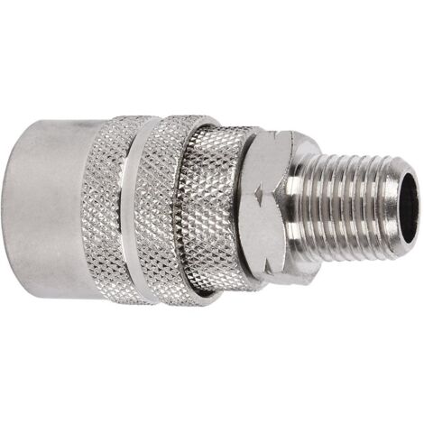 COFAN enchufe rapido rosca macho 3/8 , Enchufe rápido con rosca macho de 1/4, 3/8 y 1/2. Compacto y ligero para todas las instalaciones que funcionan con aire comprimido. Roscas in