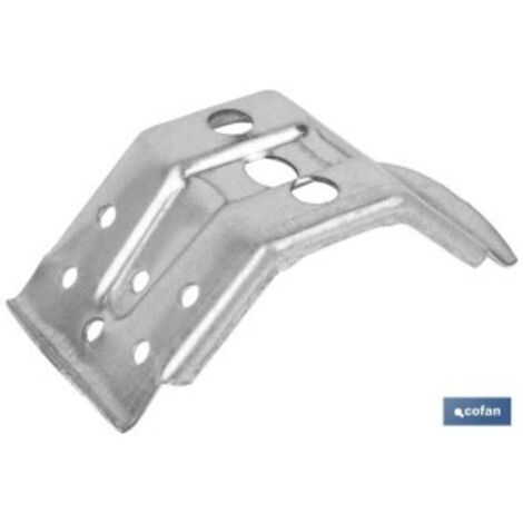 COFAN escuadra de mesa con refuerzo 52 mm   caja 20 unid. , La escuadra de mesa es un herraje angular para la fijación, sujeción y el refuerzo de muebles con patas (mesas, sillas,