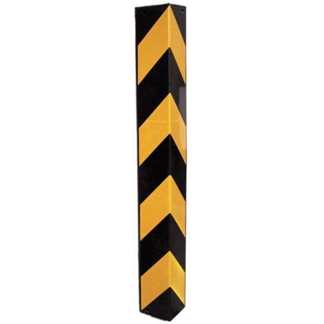 COFAN esquinero recto 800x100x10mm amar/negro , Esquinero recto para protección de esquinas de parking con bandas de alta visibilidad. Fabricado en caucho de un centímetro de espes