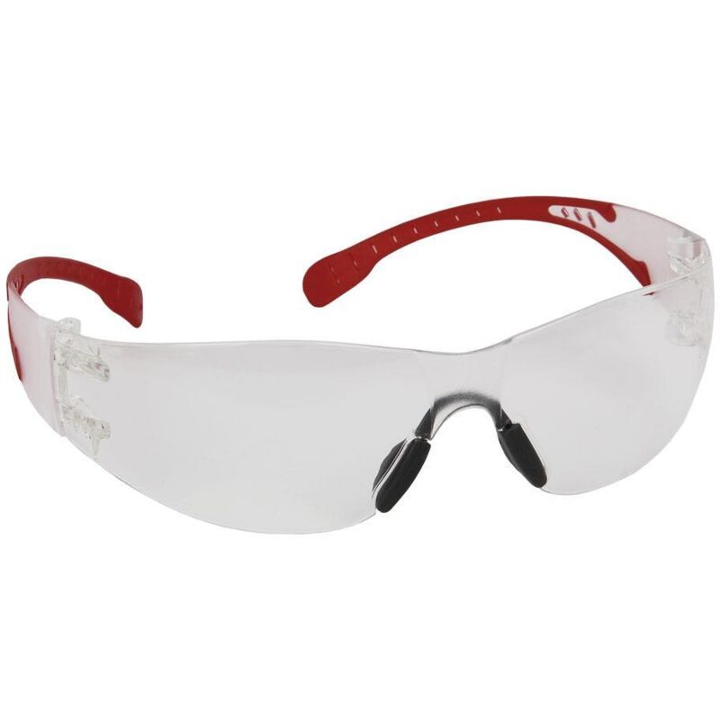 Gafas seguridad super ligera 18grs lente clara , Gafas protectoras de seguridad en formato transparente con filtro uv para una mayor seguridad.