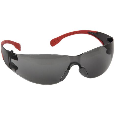 COFAN gafas seguridad super ligera 18grs lente oscura , Gafas protectoras de seguridad en formato transparente con filtro UV para una mayor seguridad. Gracias a los materiales en l