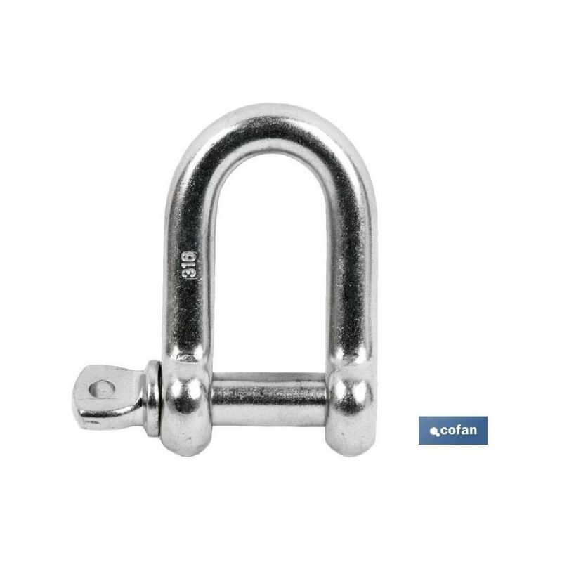 

PLIMPO grillete recto inox m-4 caja 10 unid.