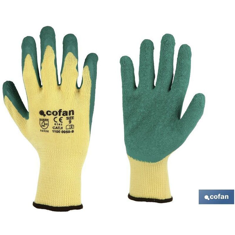 

Guante Latex Rugoso Verde Talla 10