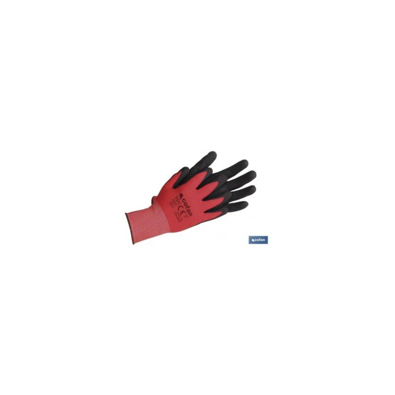 

Guante impregnado sandy coated rojonegro talla 7 venta unitaria