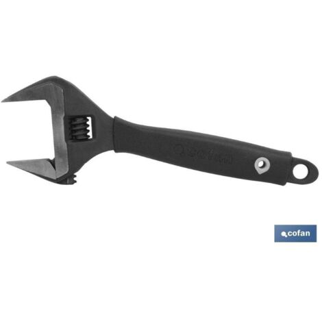 COFAN llave ajustable gran apertura 6 , Llave inglesa reversible de gran apertura Confort. Está fabricada en acero al cromo-vanadio de alta calidad que le aporta una mayor resisten