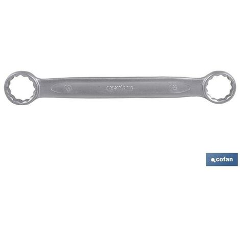 COFAN llave estrella plana 20-22 , Llaves de estrella doble plana y de acero pulido. Modelos desde la 6-7 hasta la 30-32. LLaves de gran calidad con recubrimiento zincado que permi