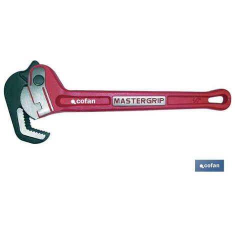 COFAN llave para tubo mastergrip 10 , Llave para tubos mastergrip herramientas de fontanería para tubos de hasta 2 de diámetro, medidas de 10 y 14 Llave para tubos herramientas de