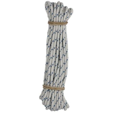 COFAN madeja cuerda especial arranque 4mm 5m , MADEJA CUERDA ESPECIAL DE ARRANQUE. Palangre de poliamida 100%. Cordón redondo con una gran resistencia a la fricción y a la tracción