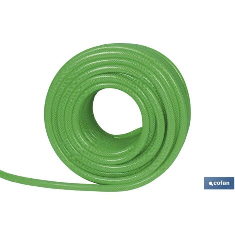 COFAN manguera flexolátex transl. 19mm (3/4) 25m. , Manguera de riego para jardín modelo Flexolatex. Está fabricada en PVC de muy buena calidad. Cuenta con tres capas y una malla d